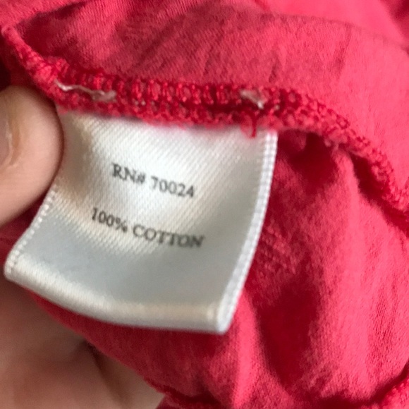 Bobi pink button butterfly sleeve top - Picture 5 of 5